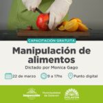Obtené tu certificación gratuita en MANIPULACIÓN DE ALIMENTOS en Dolavon